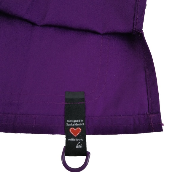 koi Tops Koi Scrub Top 3215 Eggplant Purple Kendall Poshmark